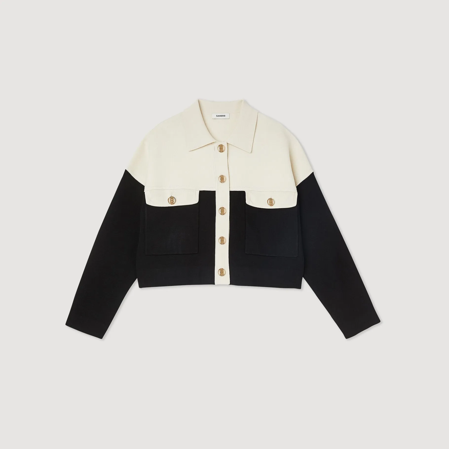 Sandro Paris Suéteres E Cardigans-Cardiga De Viscose Certificado