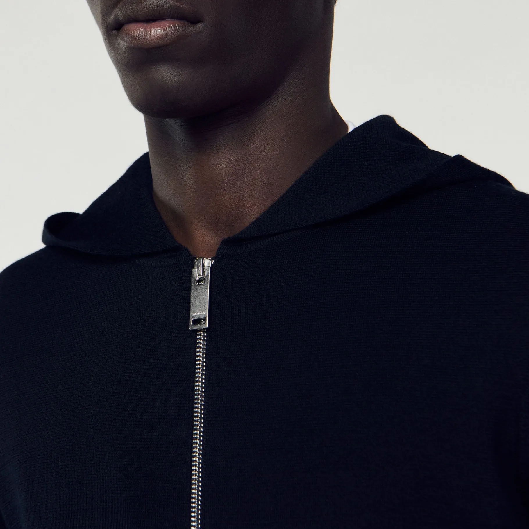 Sandro Paris Suéteres E Coletes-Cardigan Com Capuz E Ziper