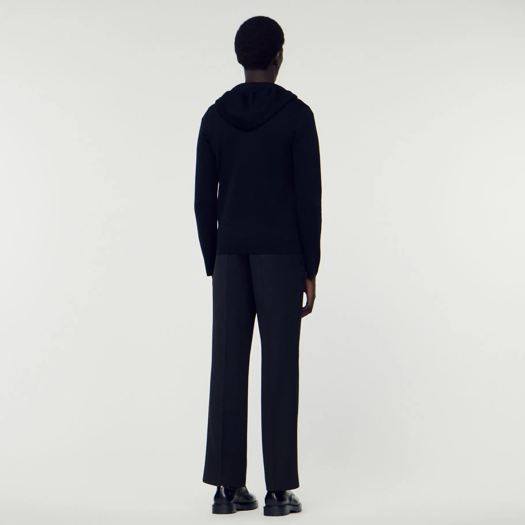 Sandro Paris Suéteres E Coletes-Cardigan Com Capuz E Ziper