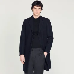 Sandro Paris Casacos E Jaquetas-Casaco De La E Caxemira