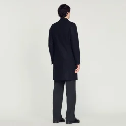 Sandro Paris Casacos E Jaquetas-Casaco De La E Caxemira