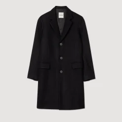 Sandro Paris Casacos E Jaquetas-Casaco De Pano De La