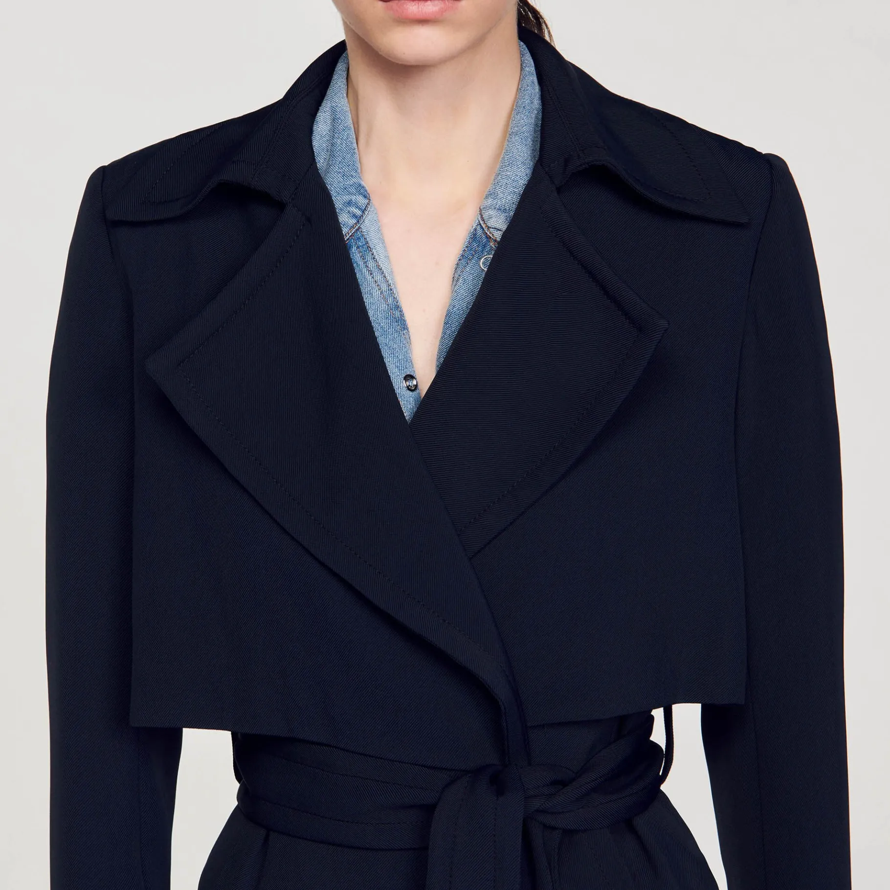 Sandro Paris Casacos-Casaco Longo