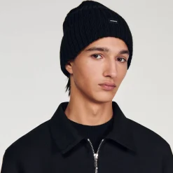 Sandro Paris Luvas E Chapéus-Chapeu De Malha