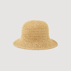 Sandro Paris Bones E Bobs-Chapeu Pescador Com Efeito Croche