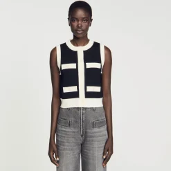 Sandro Paris Suéteres E Cardigans-Colete Cardiga