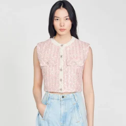 Sandro Paris Conjuntos-Colete De Sarja