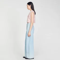 Sandro Paris Conjuntos-Colete De Sarja