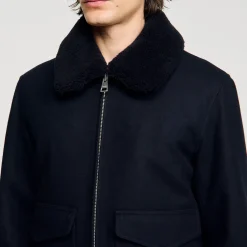 Sandro Paris Casacos E Jaquetas-Jaqueta Bomber De La