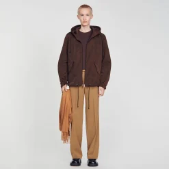 Sandro Paris Casacos E Jaquetas-Jaqueta Com Capuz