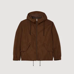 Sandro Paris Casacos E Jaquetas-Jaqueta Com Capuz