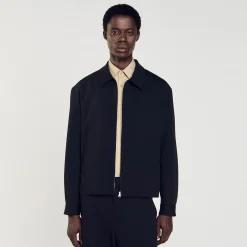 Sandro Paris Casacos E Jaquetas-Jaqueta Com Ziper