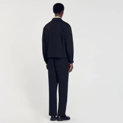 Sandro Paris Casacos E Jaquetas-Jaqueta Com Ziper