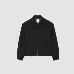 Sandro Paris Casacos E Jaquetas-Jaqueta Com Ziper