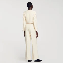 Sandro Paris Conjuntos-Jaqueta Curta De Sarja