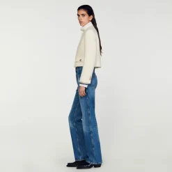 Sandro Paris Conjuntos-Jaqueta Curta De Tecido Atoalhado