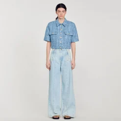 Sandro Paris Conjuntos-Jaqueta Curta De Tweed