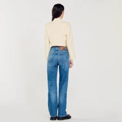 Sandro Paris Se Adequa-Jaqueta Curta De Tweed Com Botoes