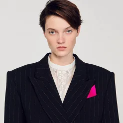 Sandro Paris Se Adequa-Jaqueta De Alfaiataria Oversized