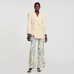 Sandro Paris Jaquetas E Jaquetas-Jaqueta De Alfaiataria Trespassada