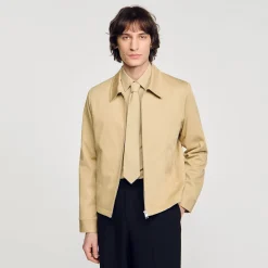 Sandro Paris Casacos E Jaquetas-Jaqueta De Algodao