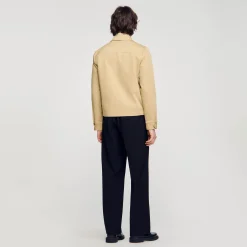 Sandro Paris Casacos E Jaquetas-Jaqueta De Algodao