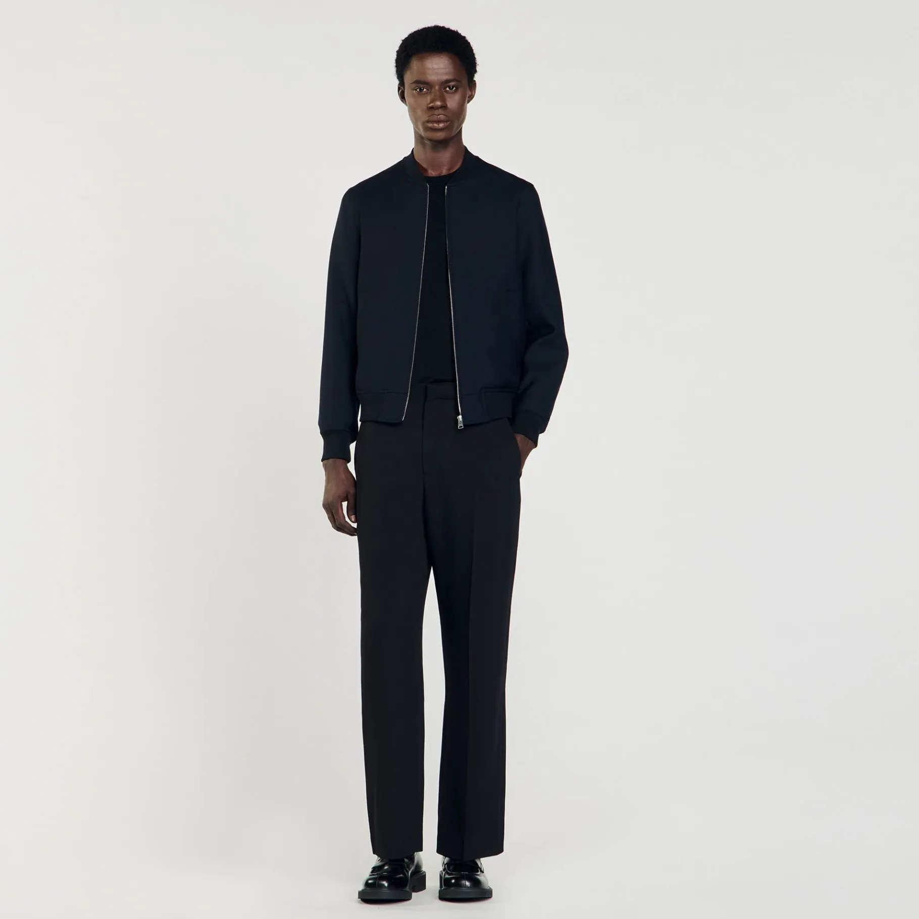 Sandro Paris Casacos E Jaquetas-Jaqueta De Beisebol Com Ziper