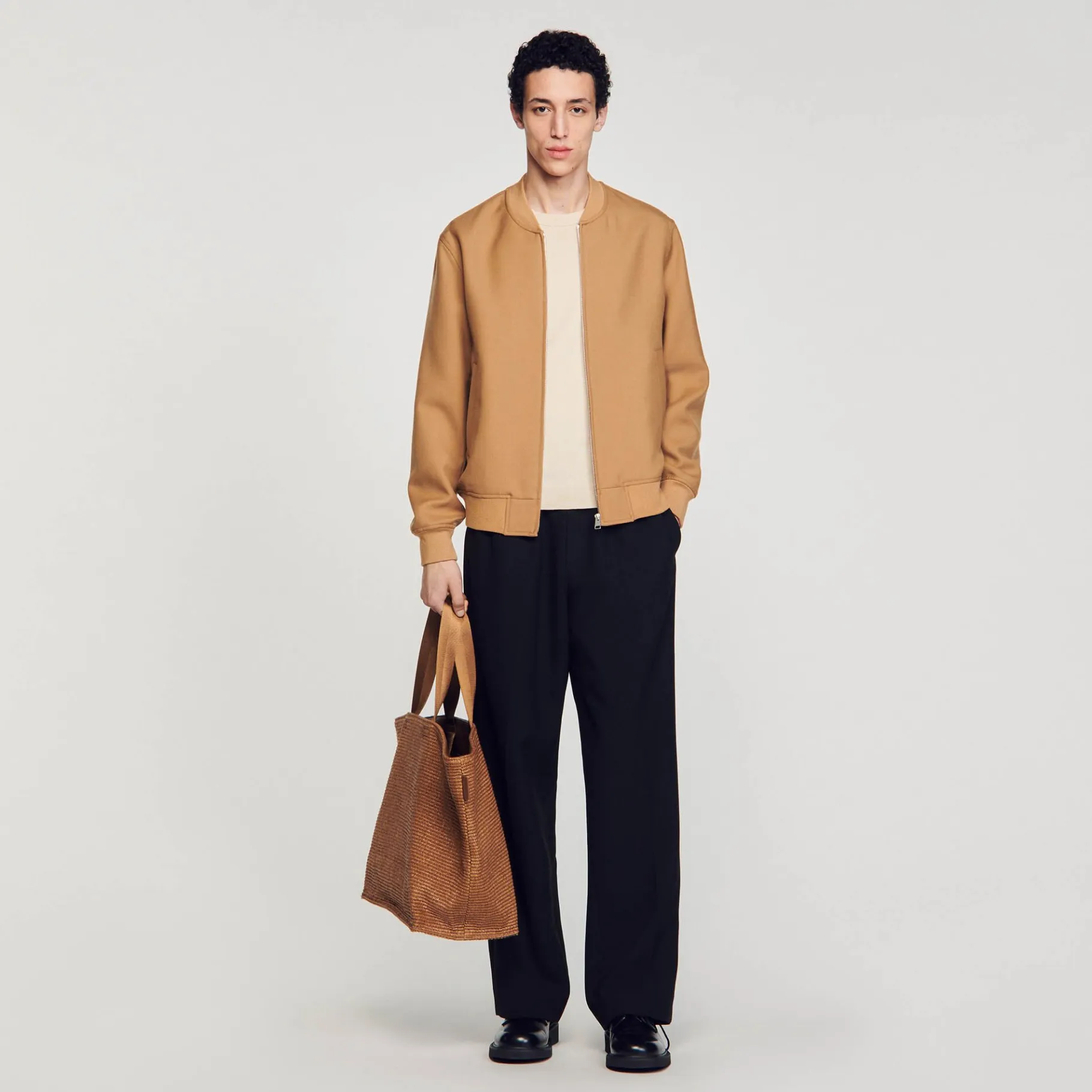 Sandro Paris Casacos E Jaquetas-Jaqueta De Beisebol Com Ziper