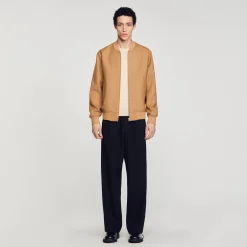 Sandro Paris Casacos E Jaquetas-Jaqueta De Beisebol Com Ziper