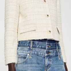 Sandro Paris Jaquetas E Jaquetas-Jaqueta De Sarja