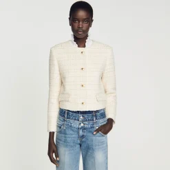 Sandro Paris Jaquetas E Jaquetas-Jaqueta De Sarja