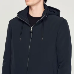 Sandro Paris Casacos E Jaquetas-Jaqueta De Tecido Tecnico