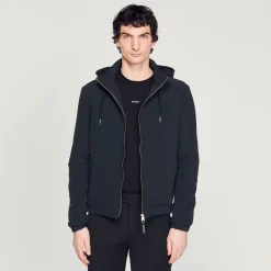 Sandro Paris Casacos E Jaquetas-Jaqueta De Tecido Tecnico