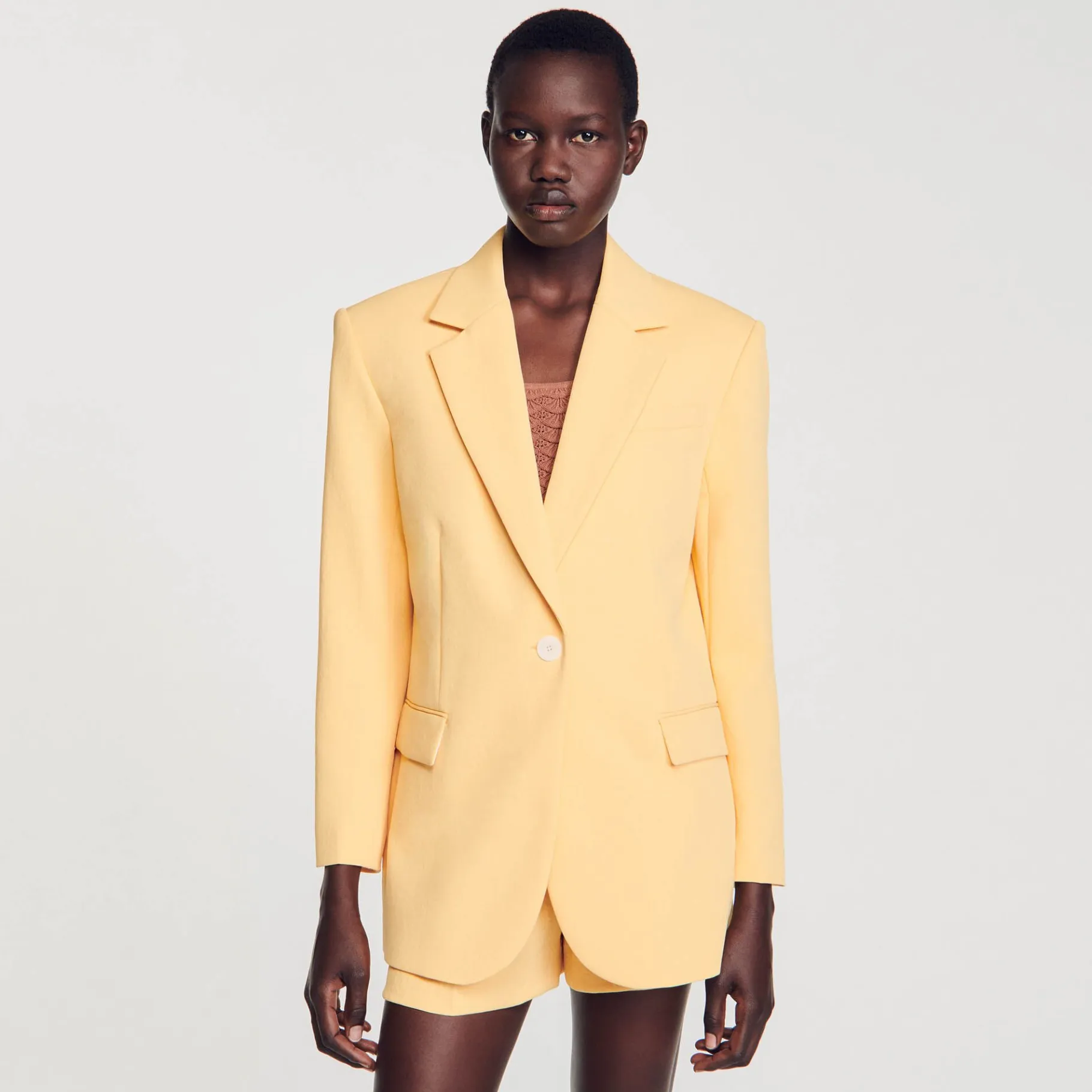 Sandro Paris Se Adequa-Jaqueta De Terno