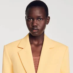 Sandro Paris Se Adequa-Jaqueta De Terno