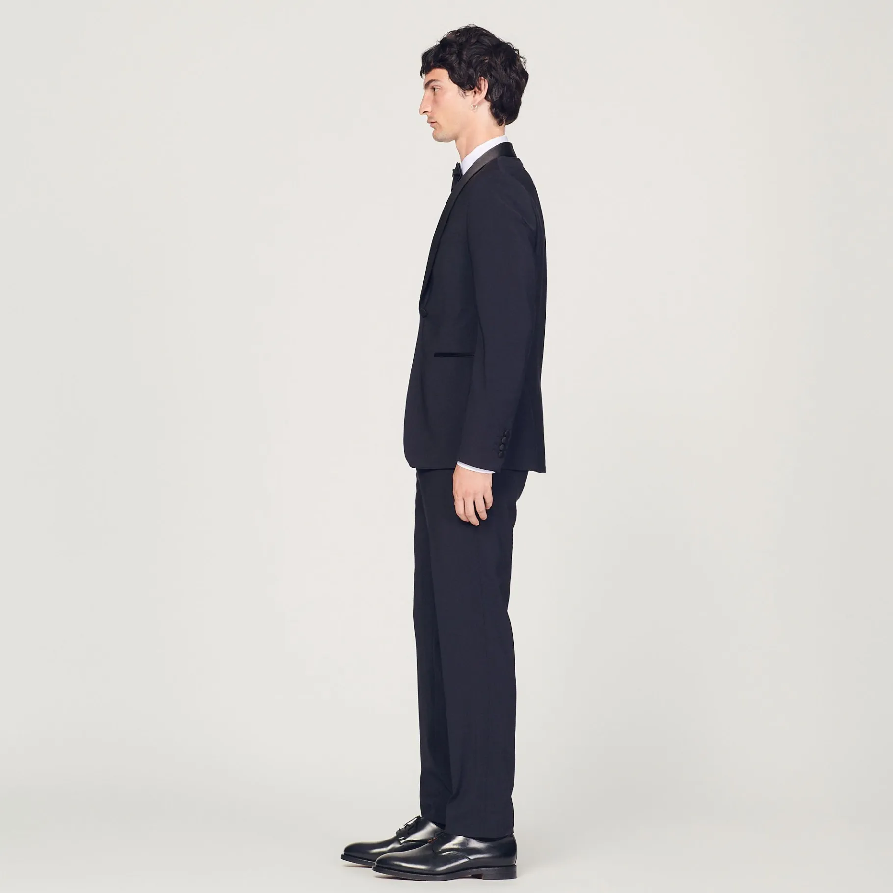 Sandro Paris Ternos E Smokings-Jaqueta Smoking Com Cetim