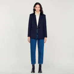 Sandro Paris Se Adequa-Jaqueta Sob Medida