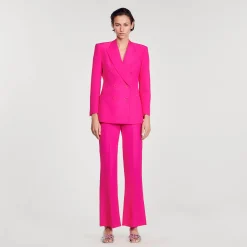 Sandro Paris Se Adequa-Jaqueta Trespassada