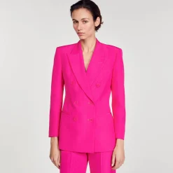 Sandro Paris Se Adequa-Jaqueta Trespassada