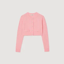 Sandro Paris Suéteres E Cardigans-Jaqueta Tricotada