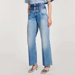 Sandro Paris Vaqueiros-Jeans Cintura Tripla