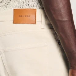 Sandro Paris Vaqueiros-Jeans De Algodao