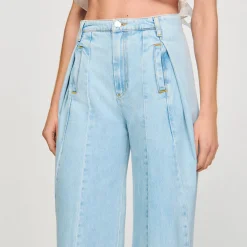 Sandro Paris Vaqueiros-Jeans De Perna Larga Com Dardos