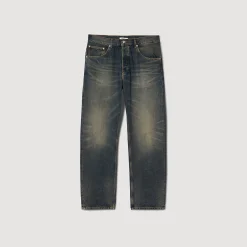 Sandro Paris Vaqueiros-Jeans Desbotados Normais