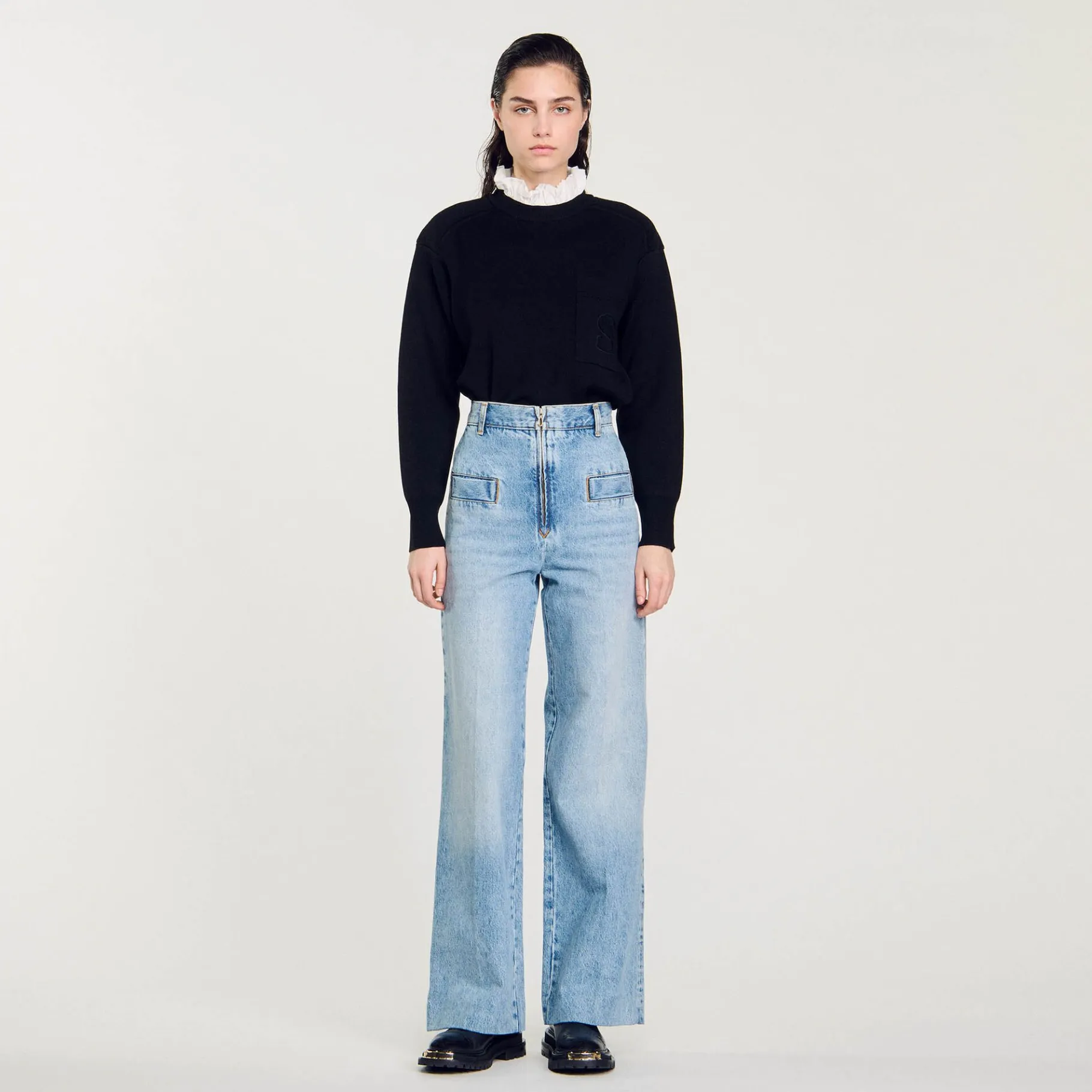 Sandro Paris Vaqueiros-Jeans Largos
