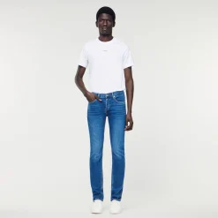 Sandro Paris Vaqueiros-Jeans Slim Com Lavagem Sem Agua
