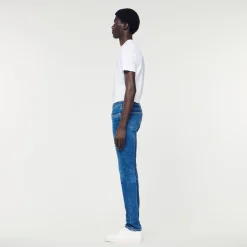 Sandro Paris Vaqueiros-Jeans Slim Com Lavagem Sem Agua