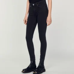 Sandro Paris Vaqueiros-Jeans Slim Fit, Cintura Regular