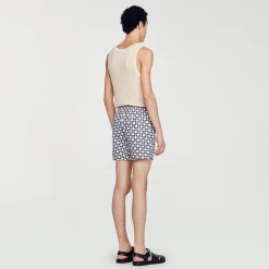 Sandro Paris Calças E Bermudas-Maio Quadrado Cruzado