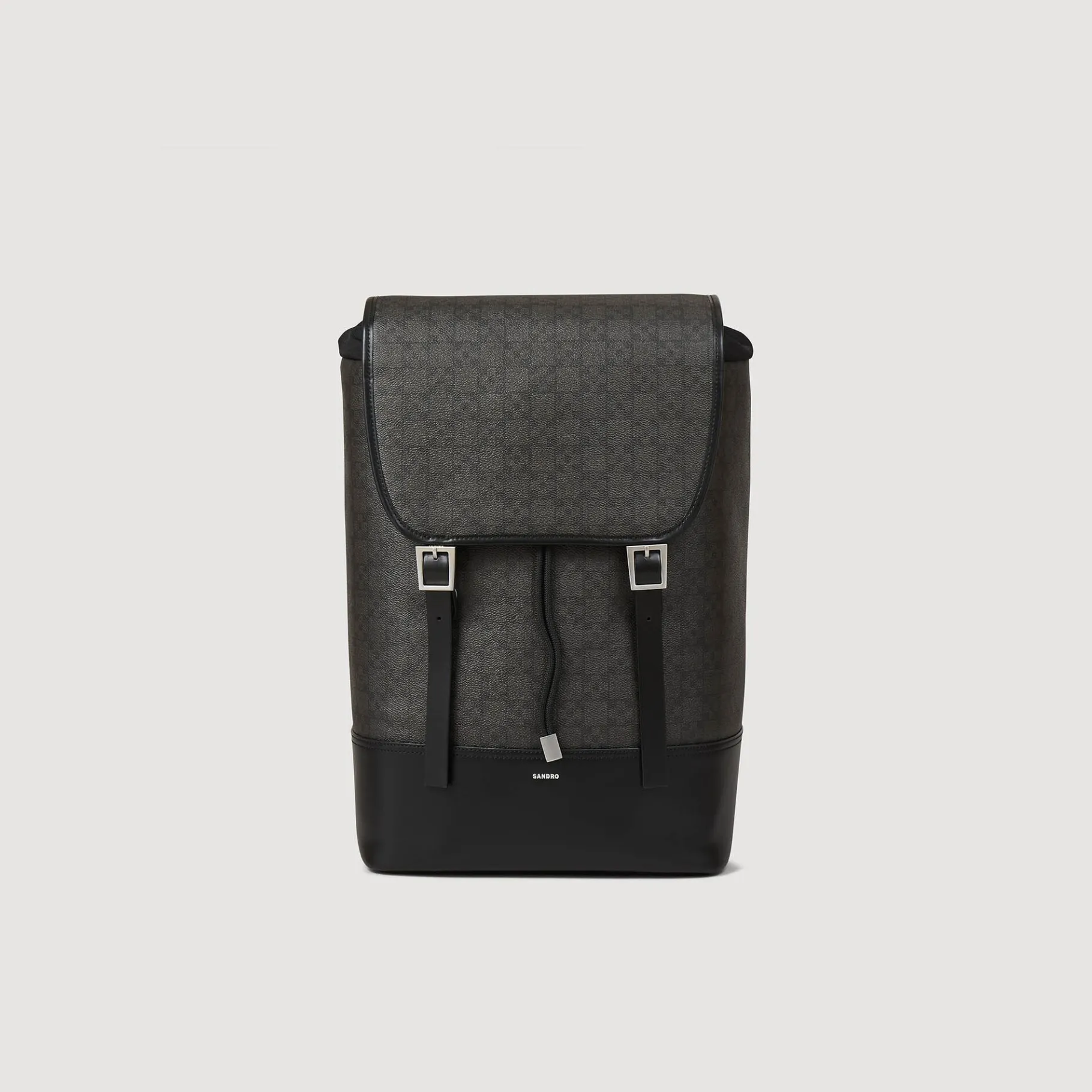 Sandro Paris Mochilas-Mochila De Tecido Impermeavel Com Cruz Quadrada